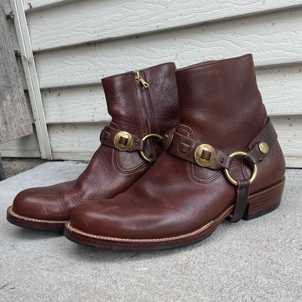 Love Jules Leather Harness Boots - Picture 3 of 16